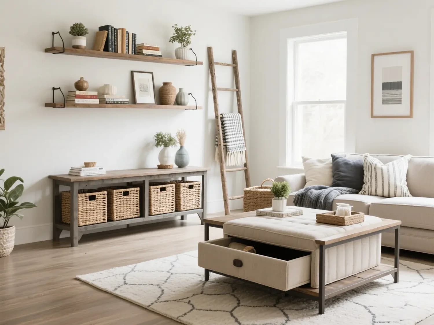 Organized home space (minimalist)